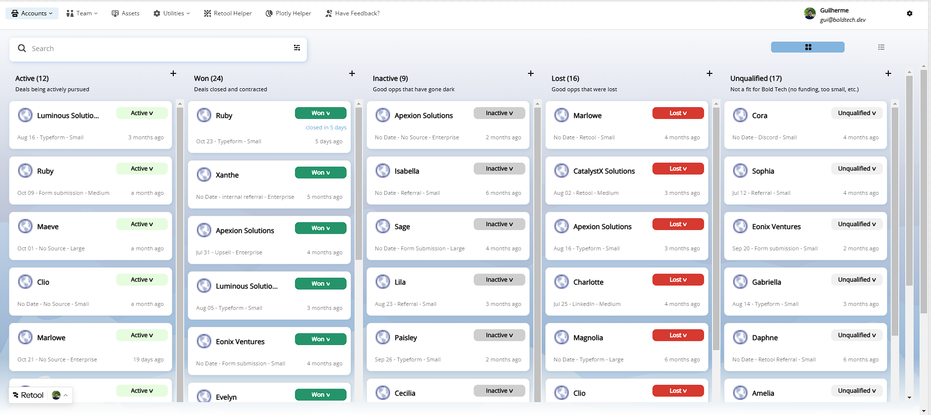 Building the Steam UI on Retool (Retool UI & Inspiration)