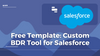 Salesforce custom BDR tool download